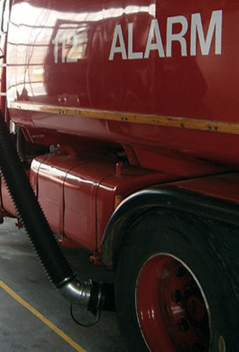 Abgasabsauganlagen für Feuerwehrgerätehäuser
